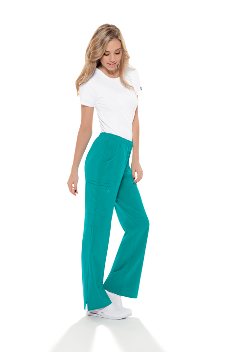 Cherokee Perfect Stretch Mid-Rise Pull-On Cargo Pant