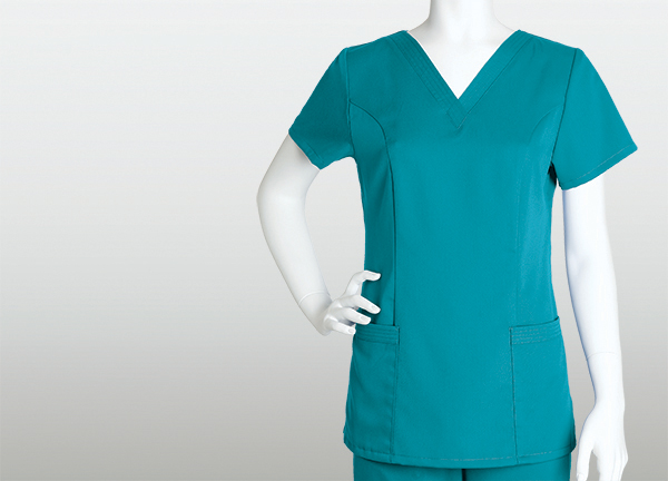 Grey's Anatomy Women's Missy 2 Pocket V-Neck Scrub Top