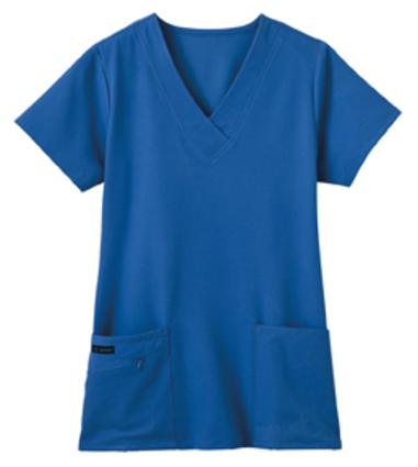 Classic Fit Collection by Jockey Women's Tri Blend Solid Scrub Top