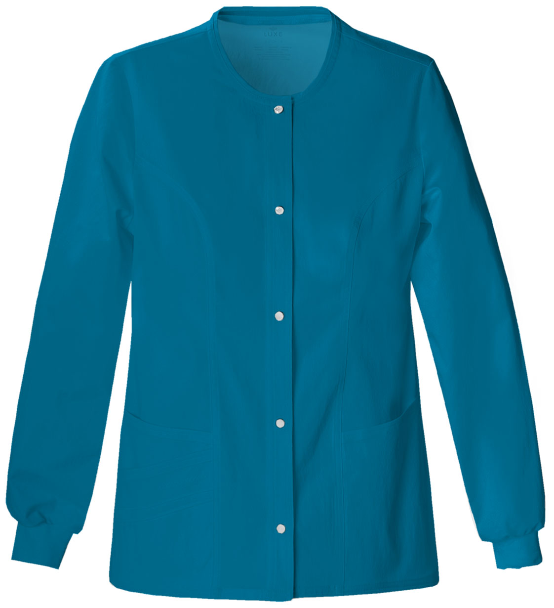 Cherokee Luxe Snap Front Warm-Up Jacket