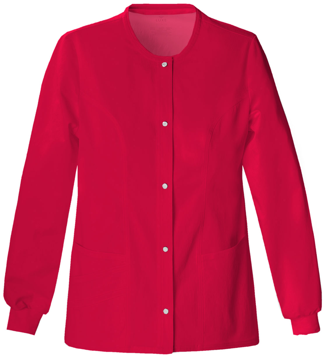 Cherokee Luxe Snap Front Warm-Up Jacket