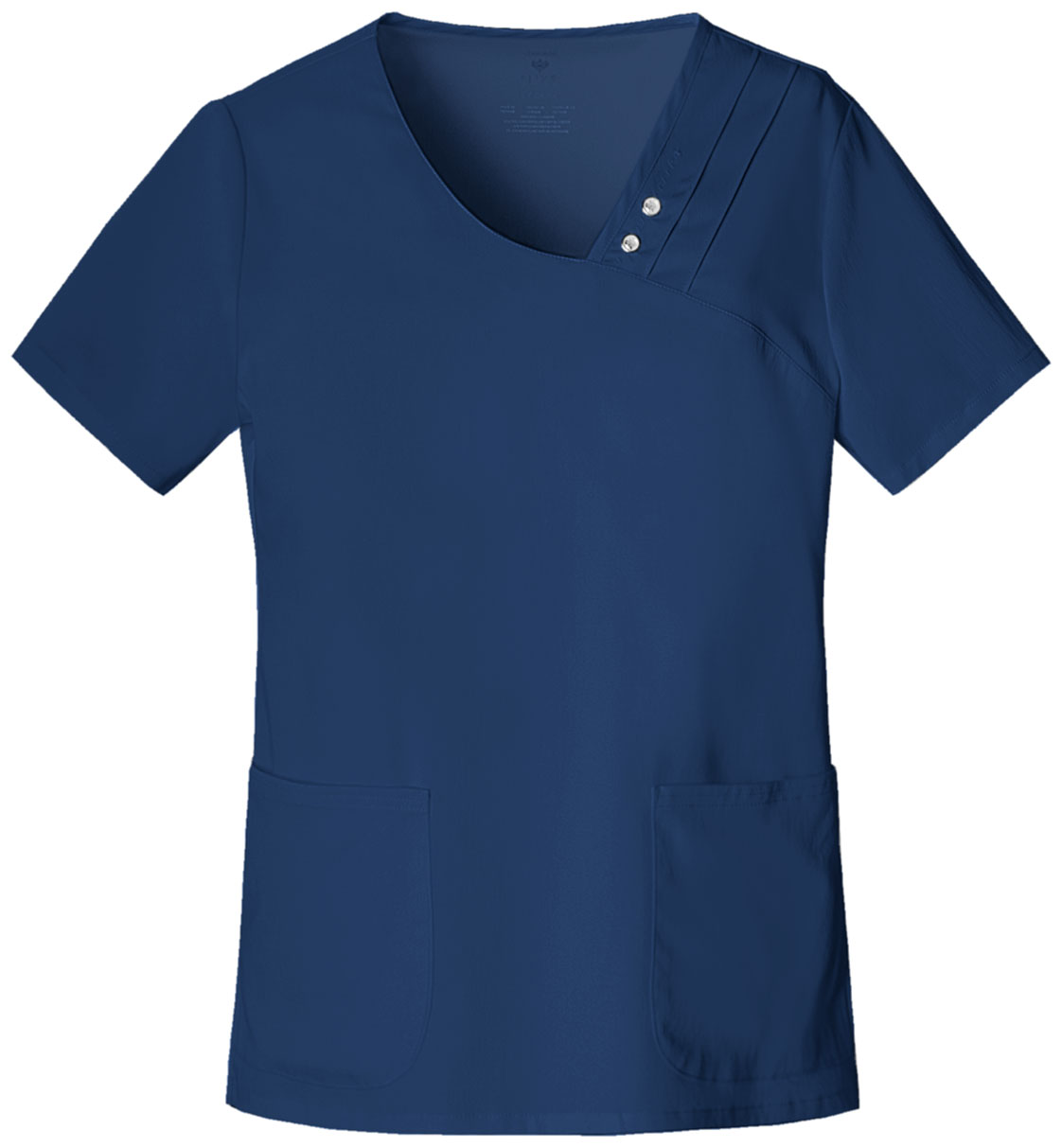 Cherokee Luxe Crossover V-Neck Pin-Tuck Top