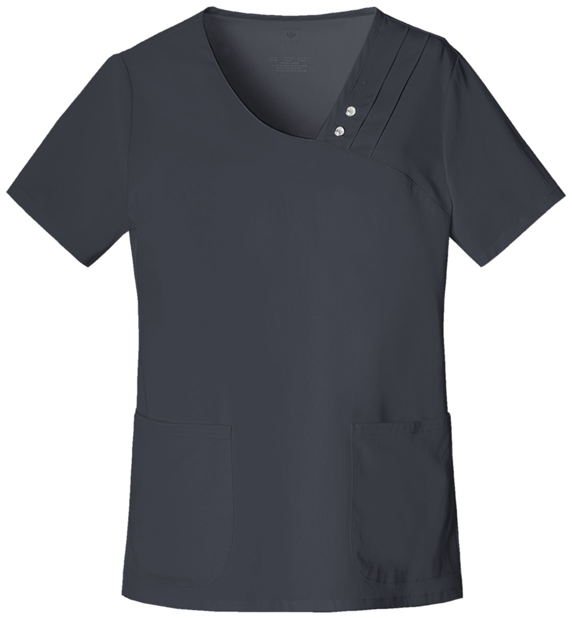 Cherokee Luxe Crossover V-Neck Pin-Tuck Top