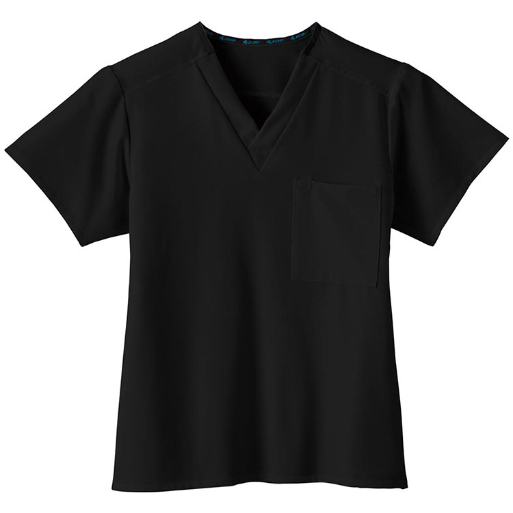 Classic Fit Collection by Jockey Unisex 1 Pocket Tri Blend Solid Scrub Top