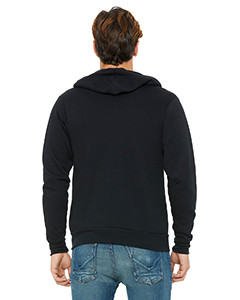 Bella + Canvas Unisex Poly-Cotton Fleece Full-Zip Hoodie 