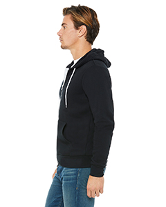 Bella + Canvas Unisex Poly-Cotton Fleece Full-Zip Hoodie 