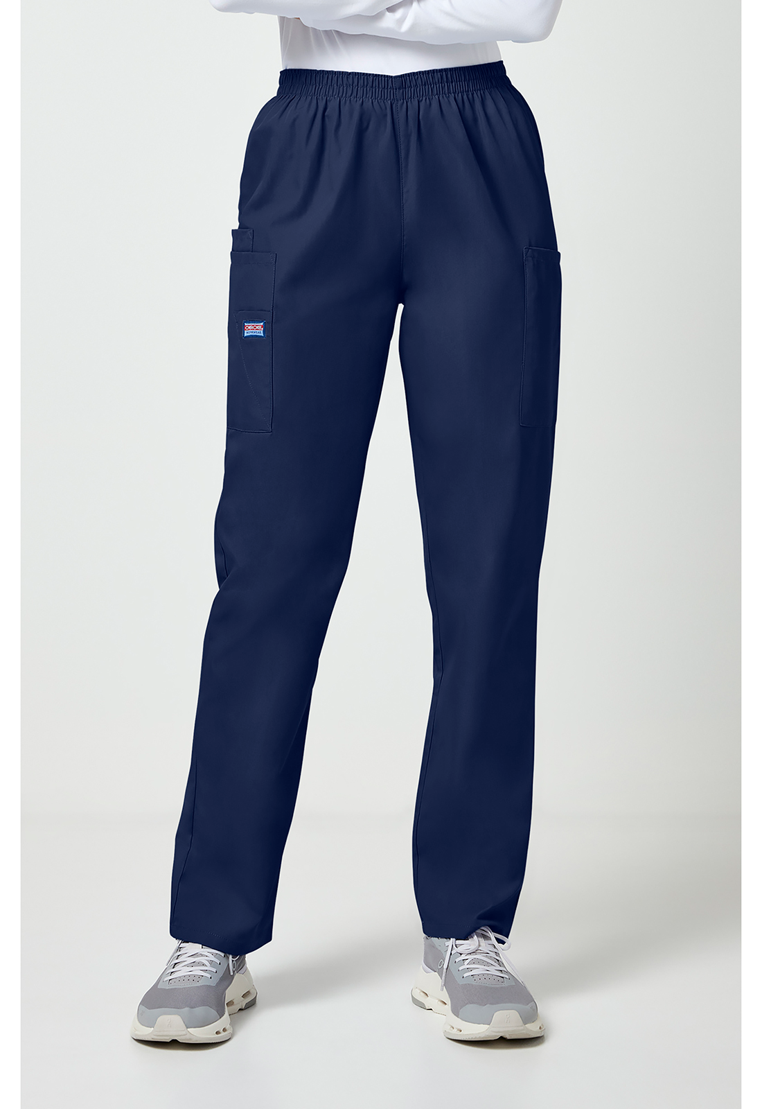 Cherokee Workwear Originals Natural Rise Tapered Pull-On Cargo Pant