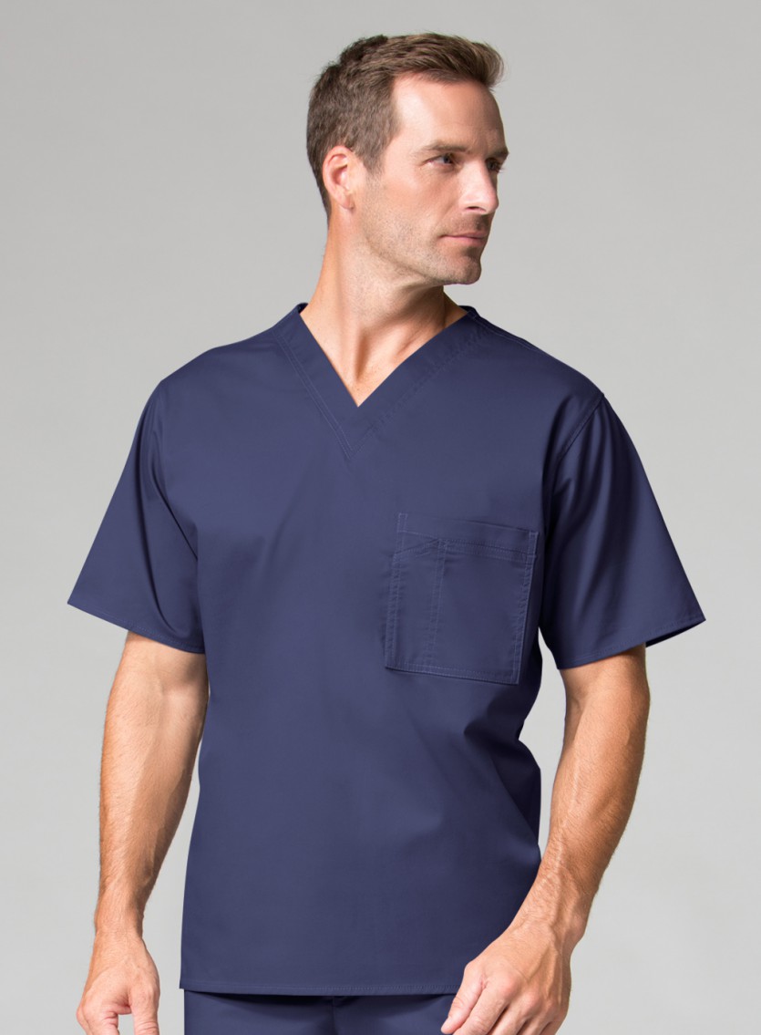 Maevn Uniforms Men's Stretch Solid Scrub Top