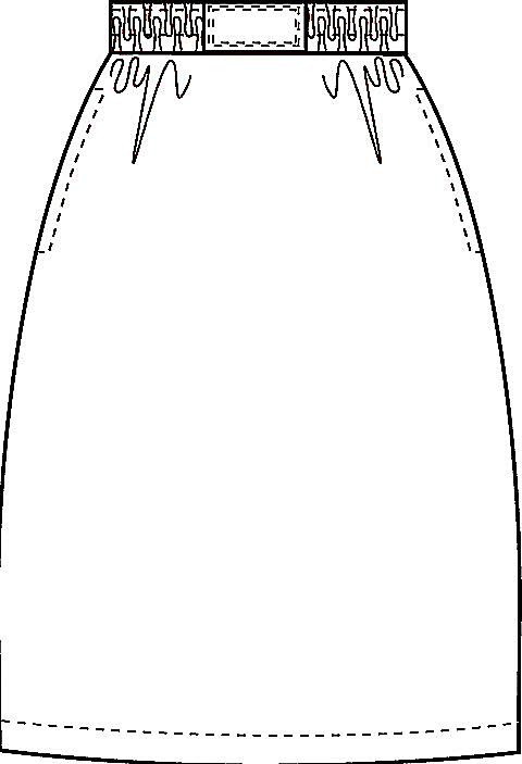 Cherokee Professional Whites Boxer Skirt
