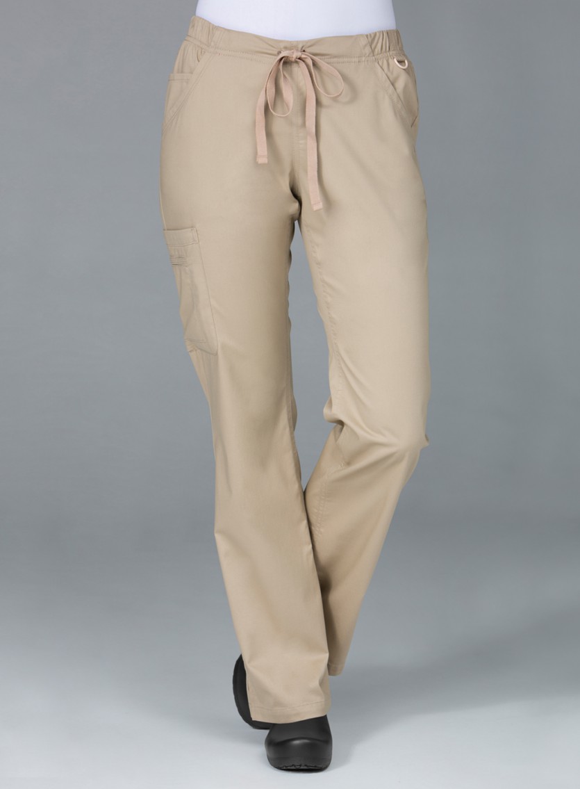 Blossom by Maevn Women's Straight Leg Cargo Scrub Pant