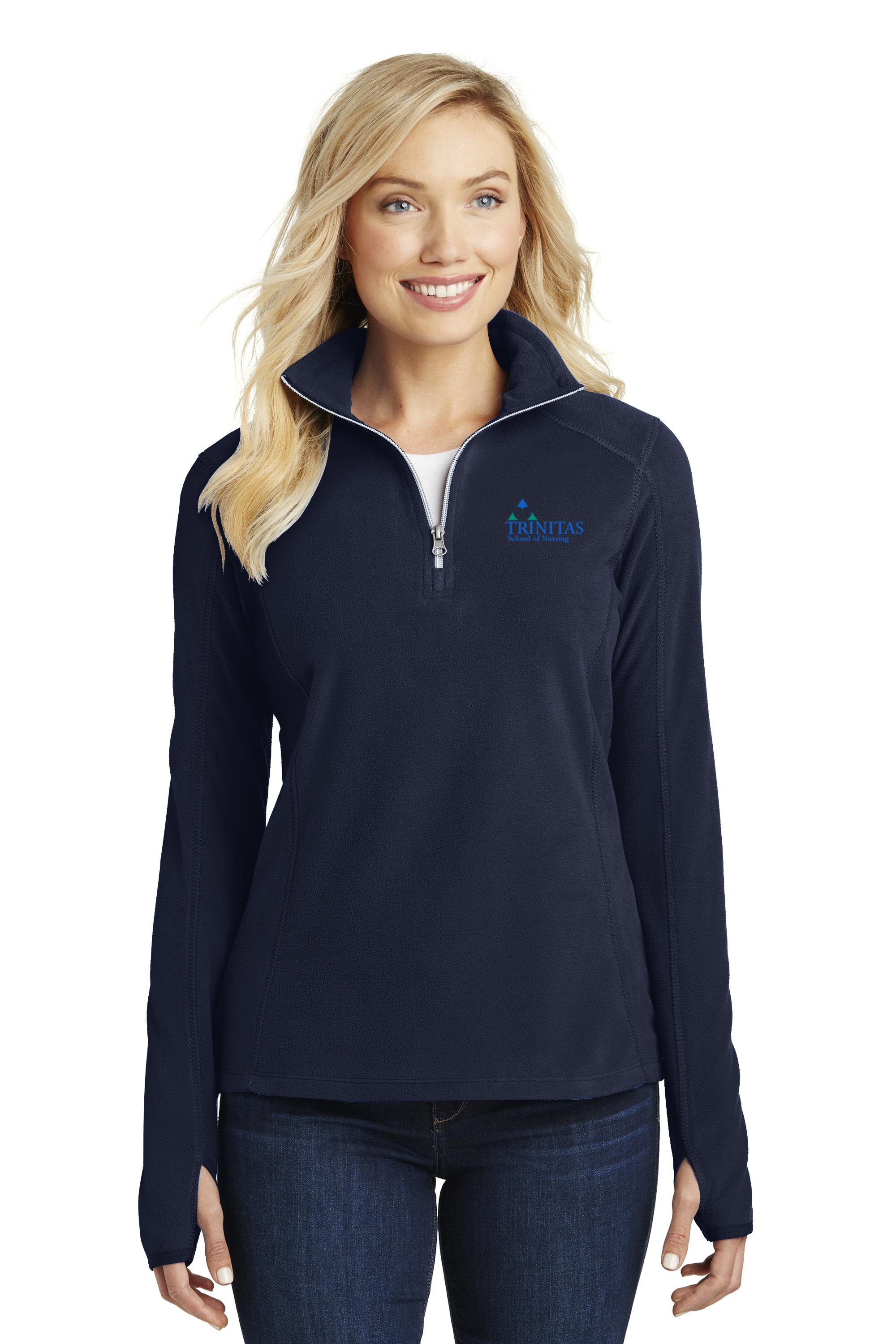 Port Authority® Ladies Microfleece 1/2-Zip Pullover