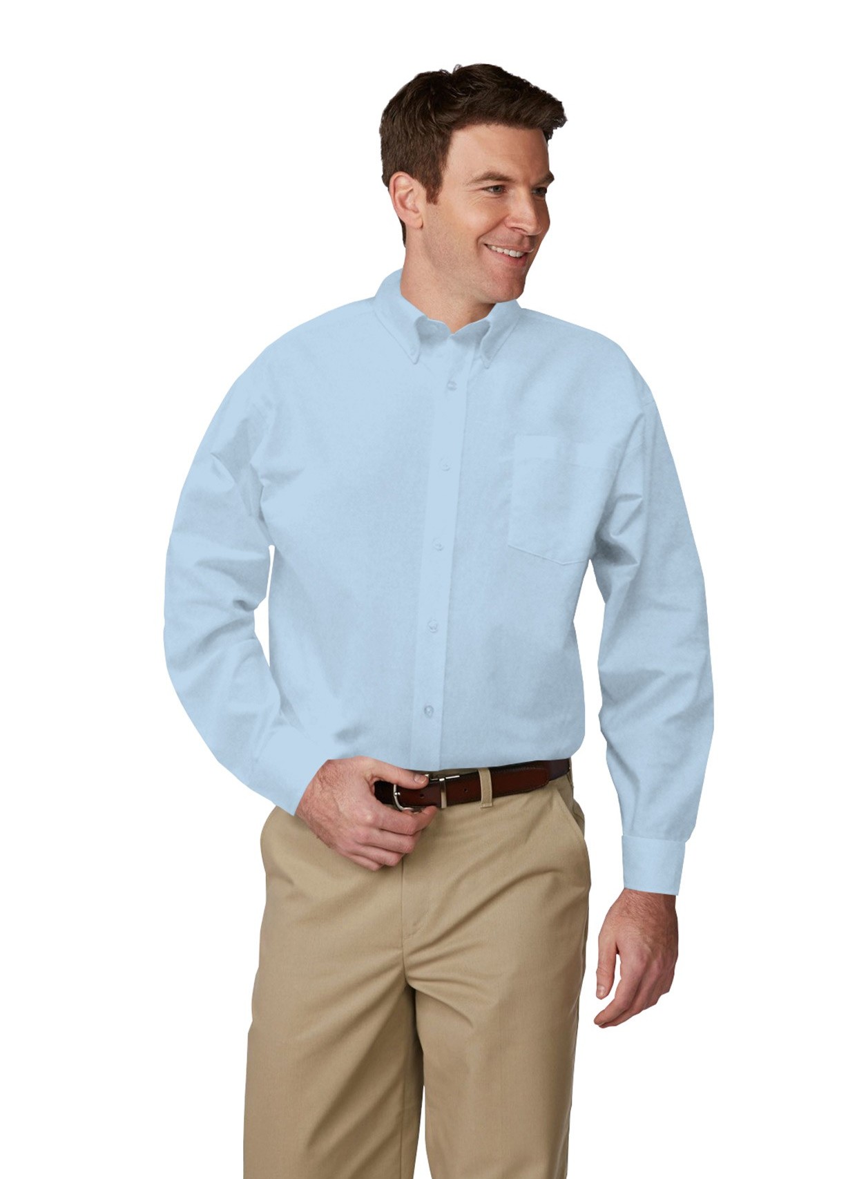 Men's Long Sleeve Oxford Shirt