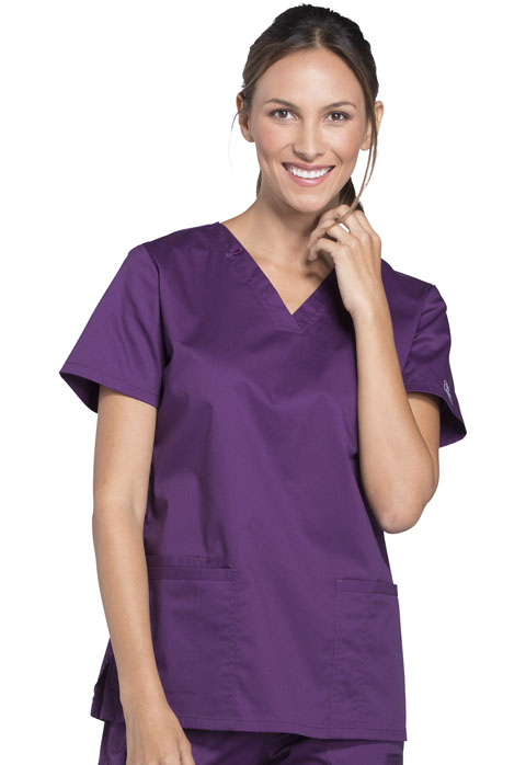 Cherokee Workwear Women's V-Neck Top