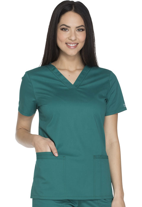 Cherokee Workwear Women's V-Neck Top