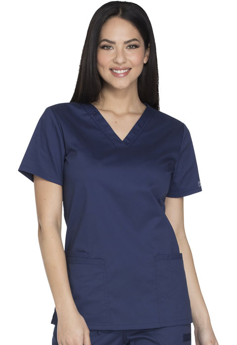 Cherokee Workwear Women's V-Neck Top