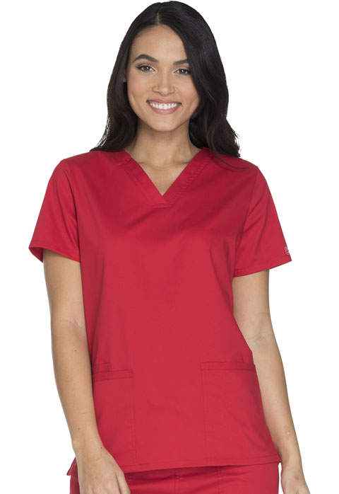 Cherokee Workwear Women's V-Neck Top