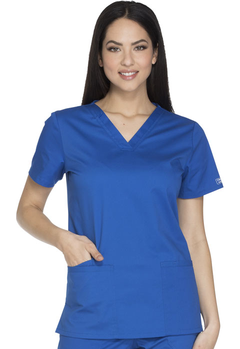 Cherokee Workwear Women's V-Neck Top