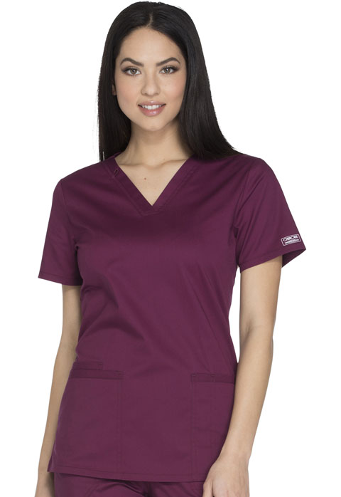 Cherokee Workwear Women's V-Neck Top