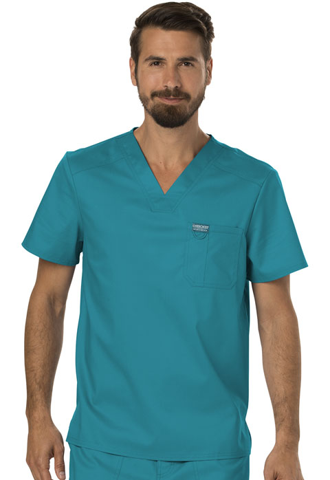 Cherokee Workwear Revolution Men's V-Neck Top