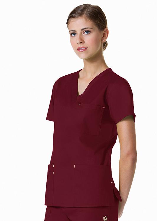 Blossom 3 Pocket V-Neck Scrub Top